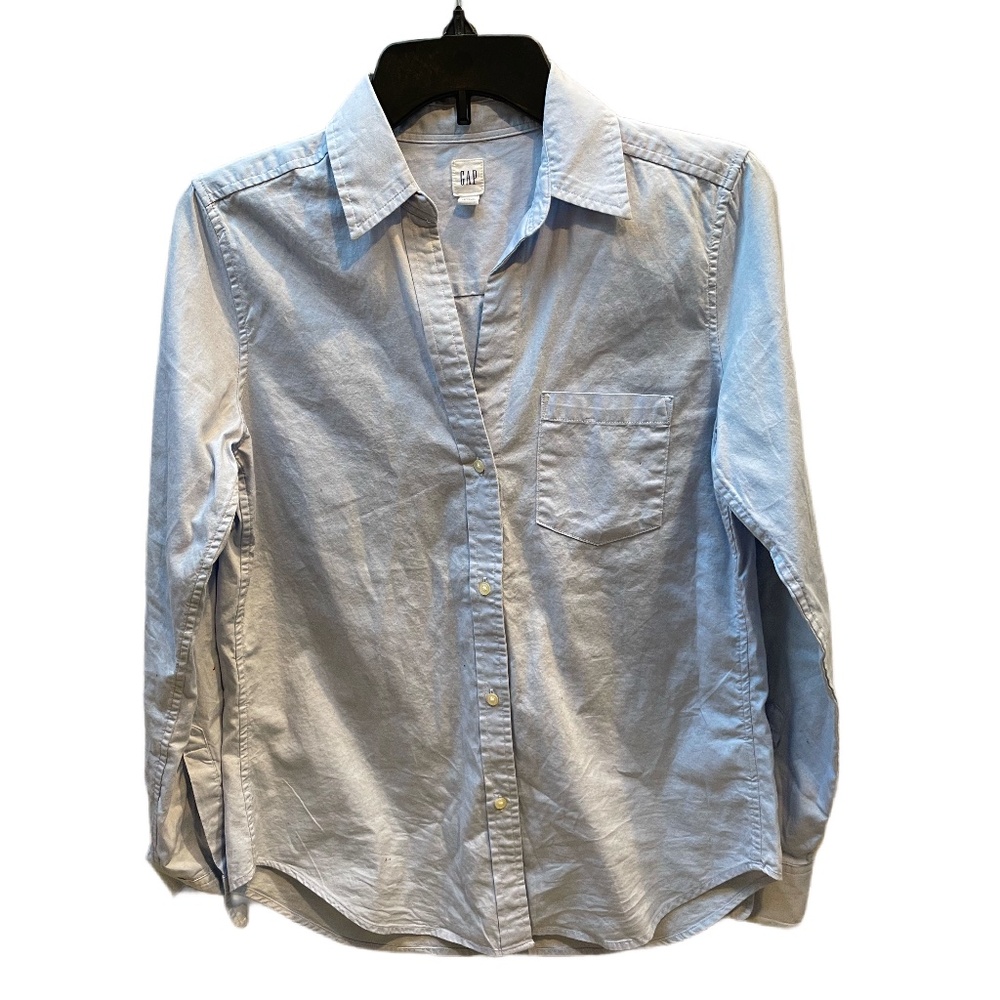 ❤️ GAP OXFORD BLUE BUTTON DOWN SHIRT SIZE XS